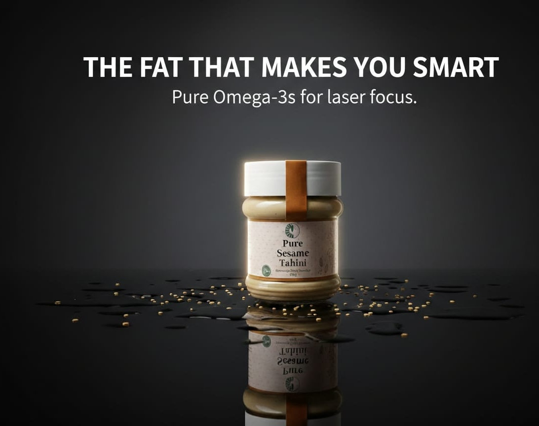 NutraNest Classic Tahini – 100% Stone-Ground Sesame (480ml)